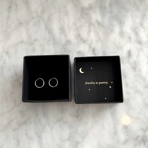 Catbird gold never ending hoops